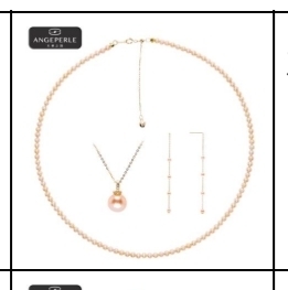 CF9312 天使之泪 S925银淡水珍珠中国红项链吊坠耳线三件套 TSJ711