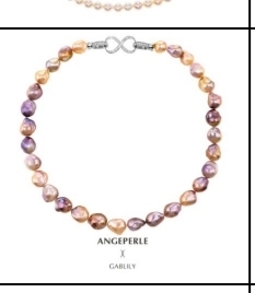 CF9314 天使之泪 S925银淡水珍珠彩色巴洛克项链 TSJCY848