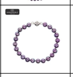 CF9317 天使之泪 S925银淡水珍珠爱迪生紫珠手链 TSJ899