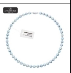 CF9318 天使之泪 S925银海水珍珠真多麻项链 TSJ643