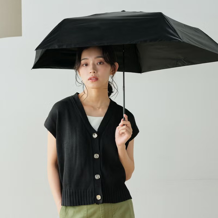 順豐免運｜Wpc. -【GO007-900-102 BK】(黑色 55cm)go-koh超輕量防撥水遮光防UV摺雨傘/縮骨遮/短遮