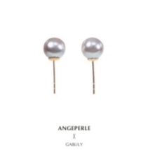 CF9319 天使之泪18K金海水珍珠真多麻耳钉 TSJCY796