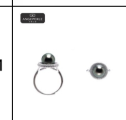 CF9321 天使之泪 S925银海水珍珠大溪地珍珠戒指 TSSLF311