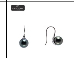 CF9323 天使之泪 S925银海水珍珠大溪地高跟鞋耳环 TSJ914