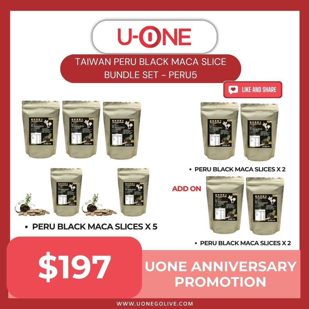 TAIWAN PERU BLACK MACA SLICE BUNDLE SET - PERU5