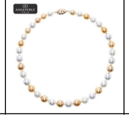 CF9329 |天使之泪S922银银海水珍珠南洋金 珠澳白项链 TSJ841