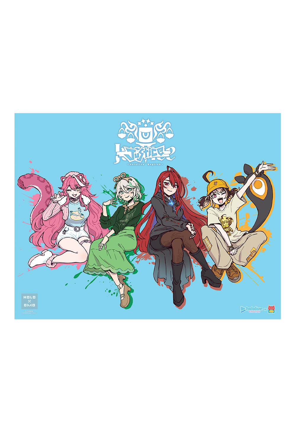 「官方代購」holoJustice x OMOCAT - Poster