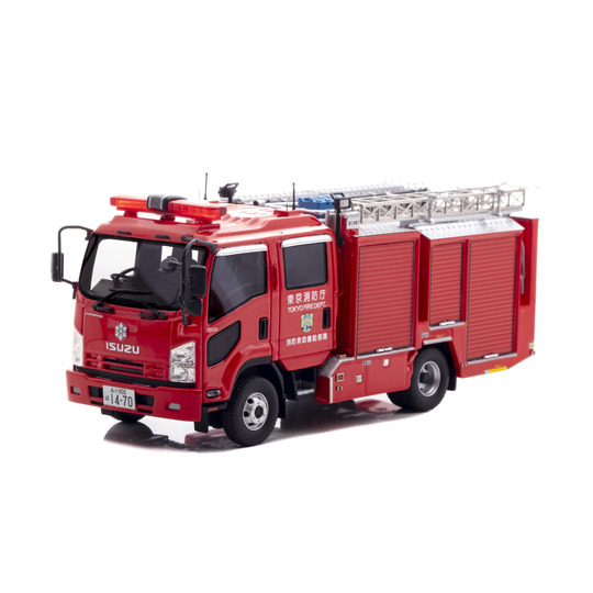 預訂 (訂金$300) (預訂價$1512):1/43 CAR-NEL Isuzu FORWARD 2013 Fire Pumper Vehicle Tokyo FD (CN431306)