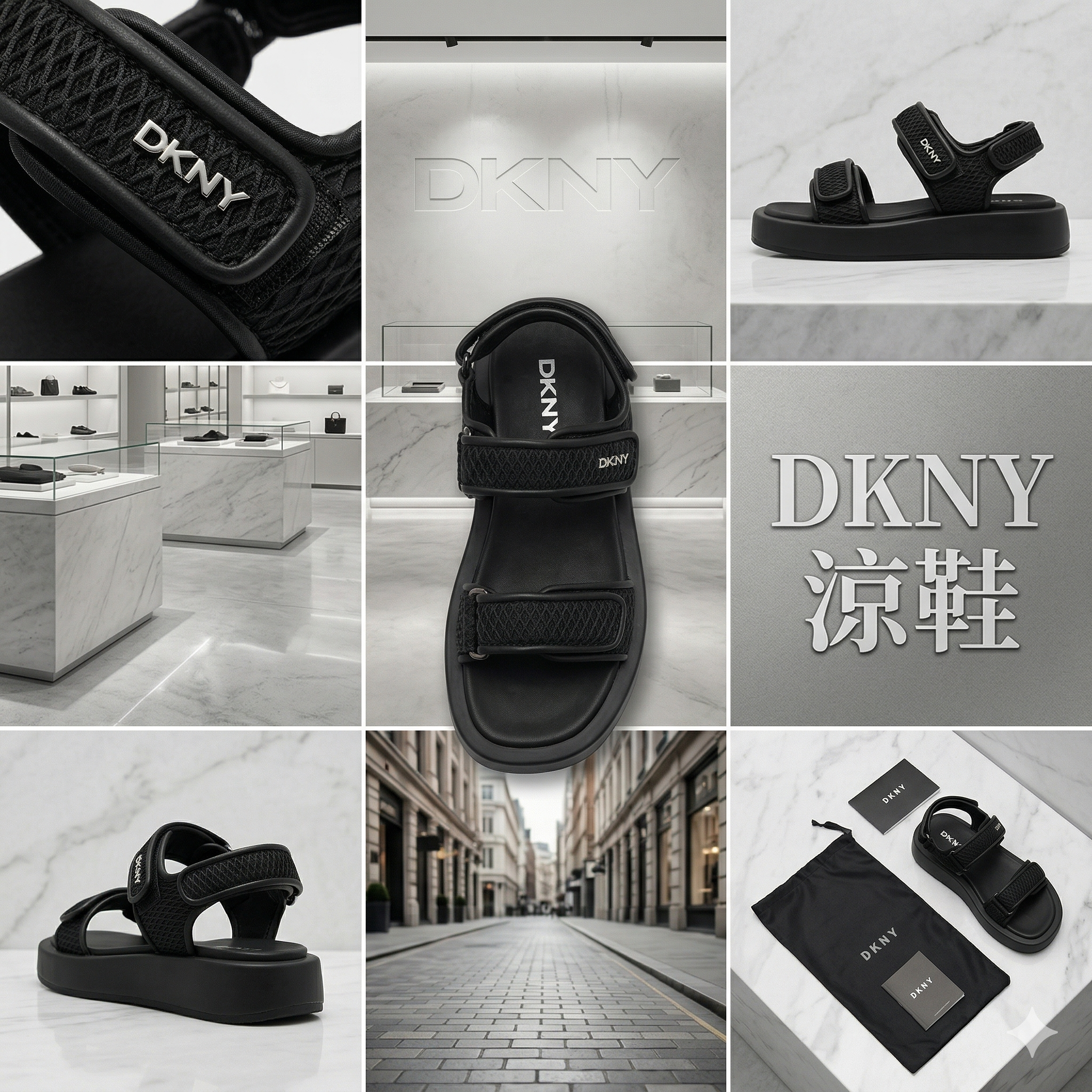 【現貨】DKNY LL070397 涼鞋