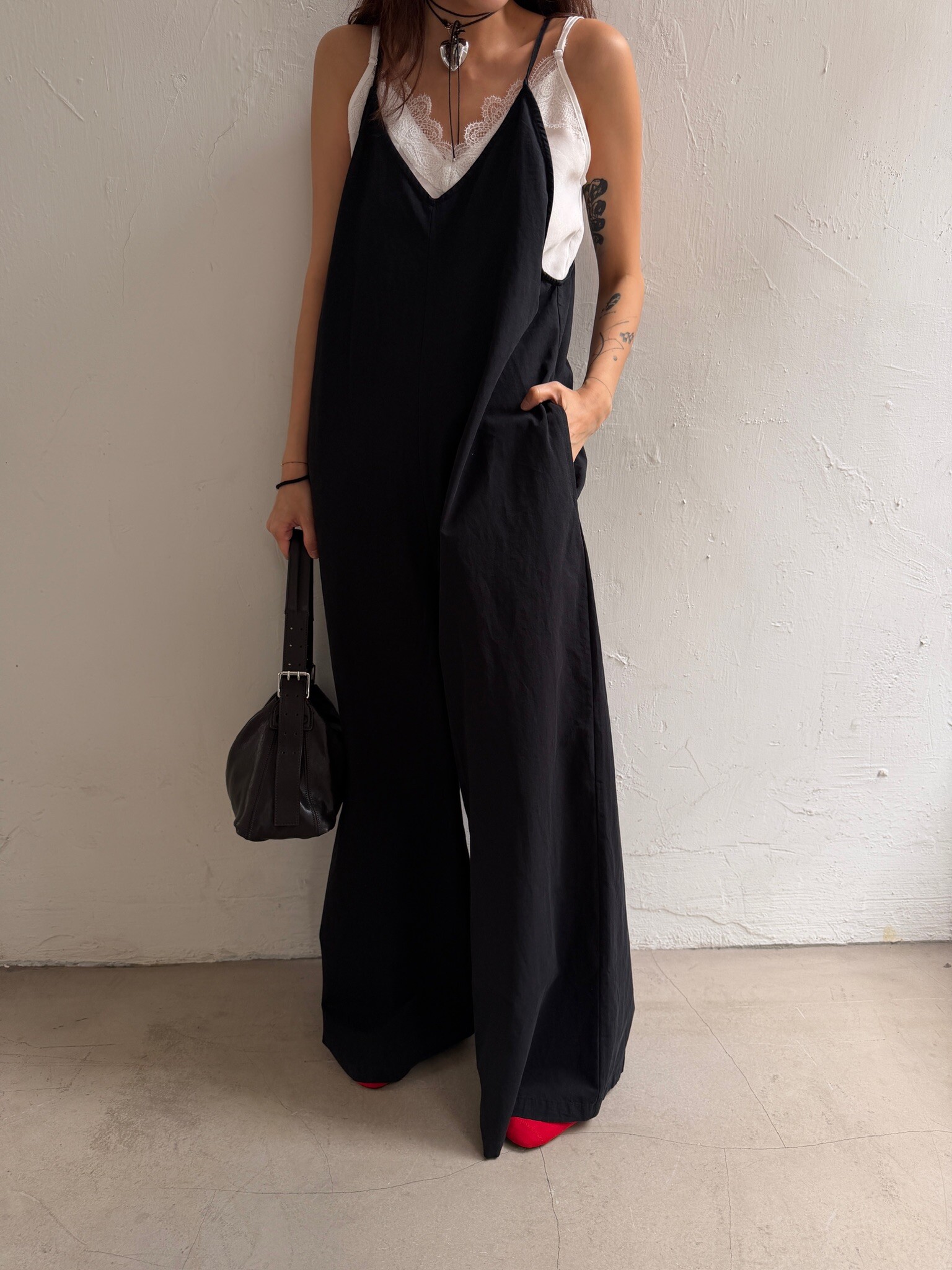 Twilled jumpsuit