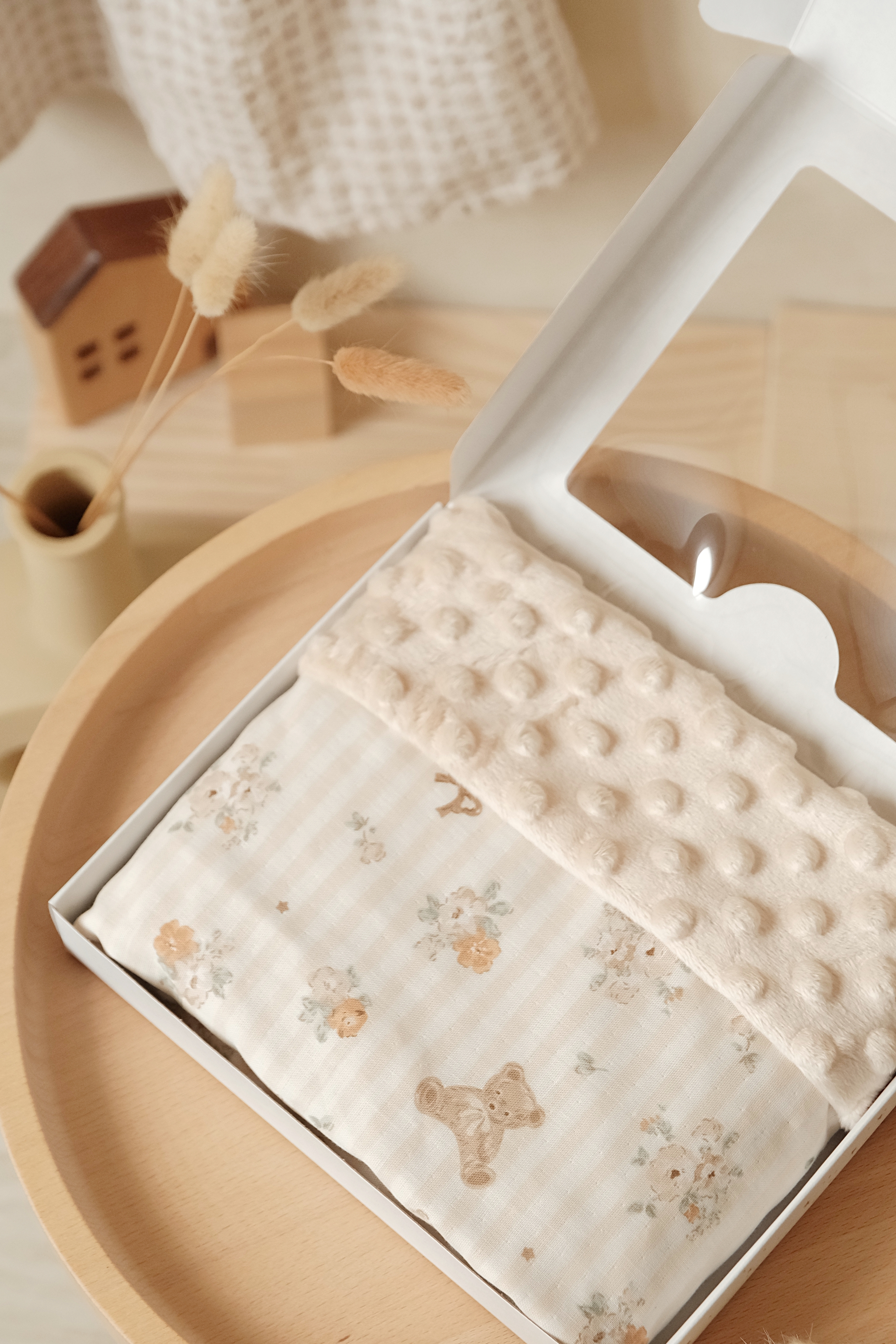 Hi Y.P store-嬰兒車蓋毯-泰迪花園