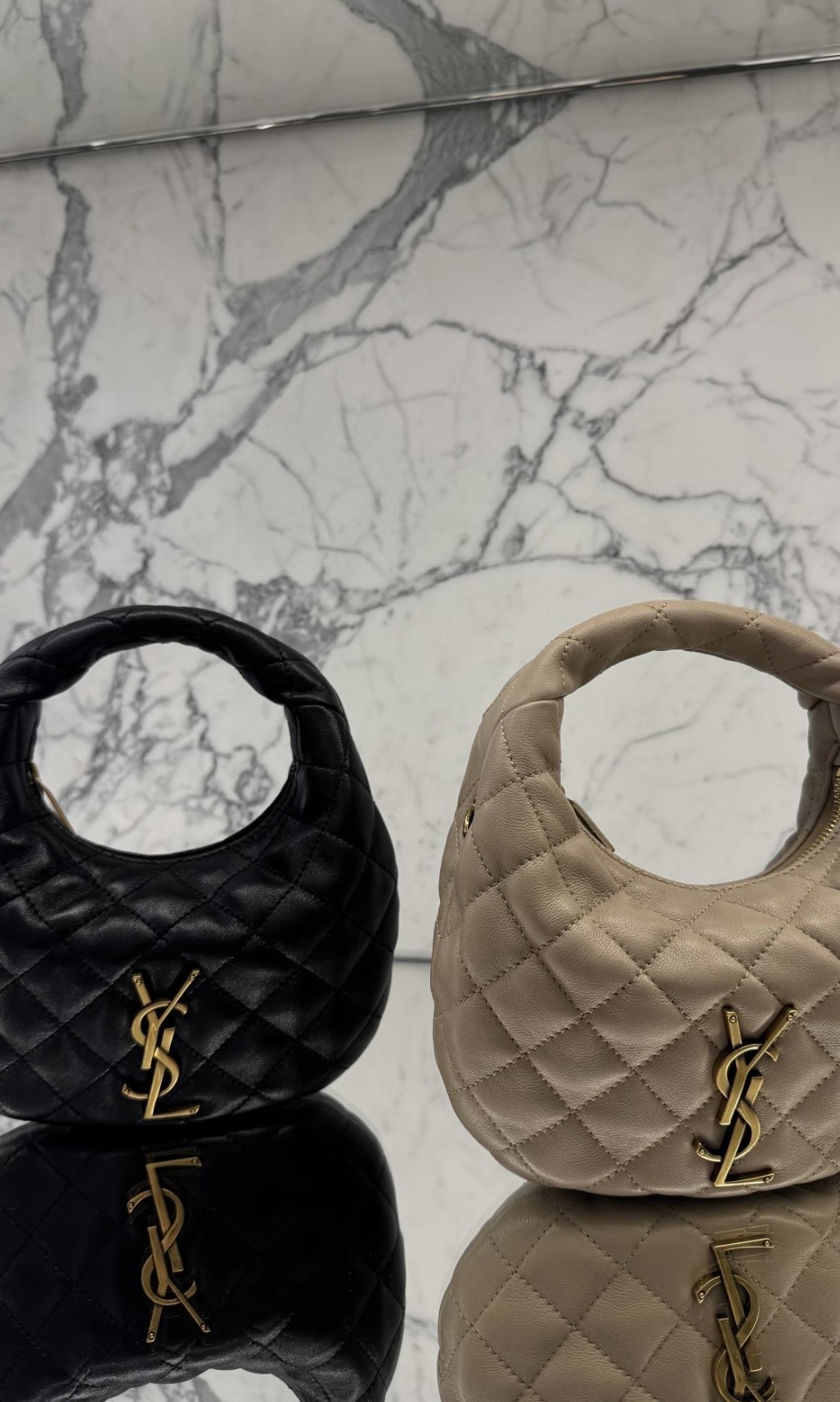 【2色入】YSL Icarino 絎縫納帕皮手袋