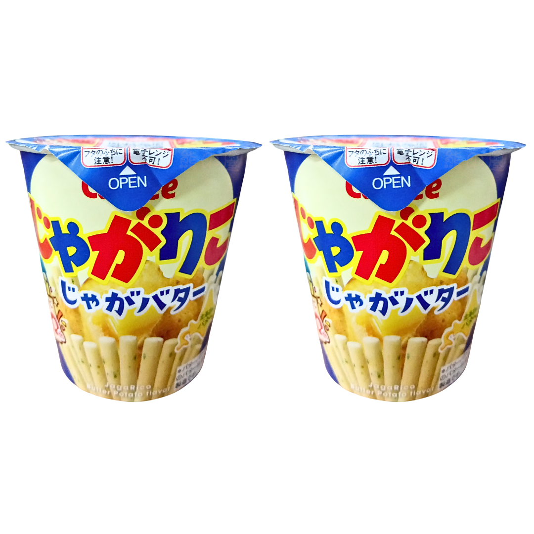 日本 卡樂B Jagarico 奶油味薯條杯 55g (藍) x2 到期日 2026-6-1