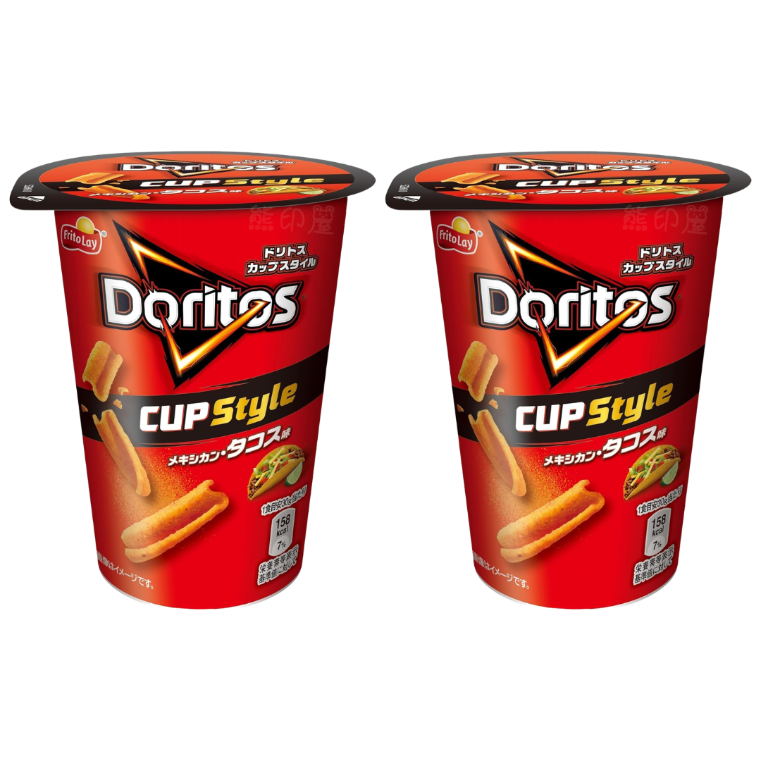 Fritolay Doritos 脆條杯-墨西哥卷味 X 2 (紅) 到期日 2026-6-22