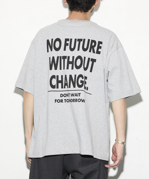 Firsthand / 6oz Front Logo Embroidered Crew Neck T-Shirt