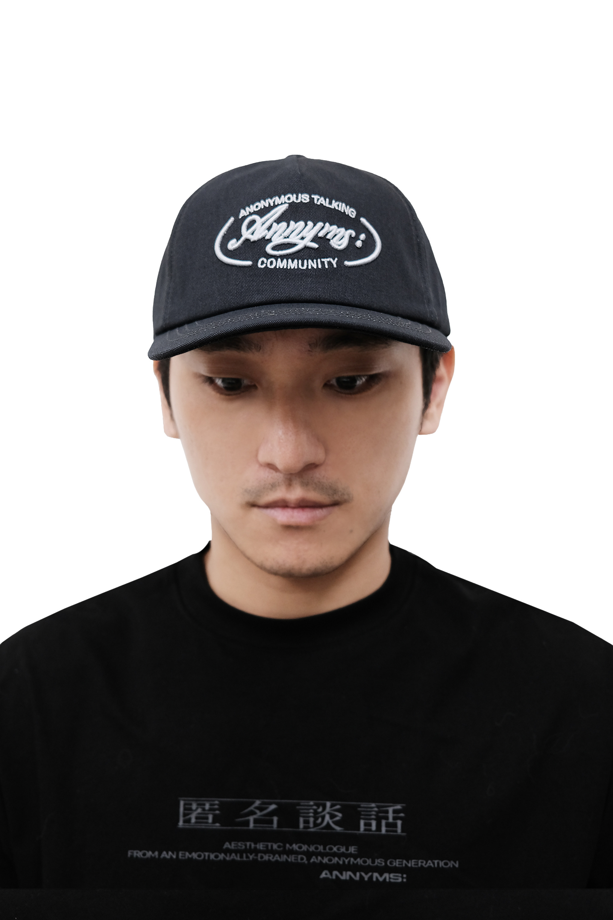 Anonymous Talking｜S26-A03 – Logo Cap (Black)