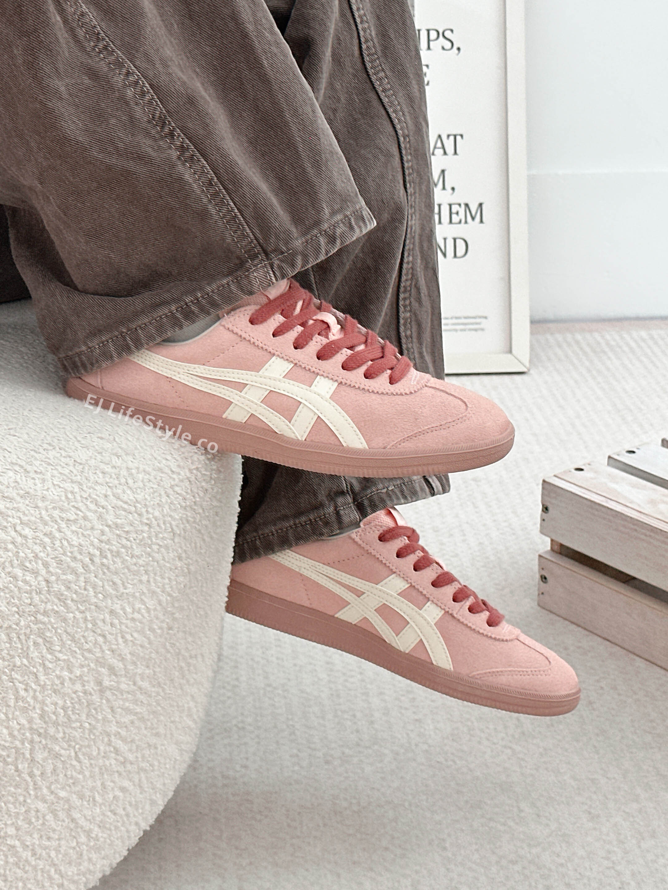 Onitsuka Tiger Tokuten 玫瑰粉 草莓牛奶 粉色 粉白 女鞋 1183A907-704 / 現貨