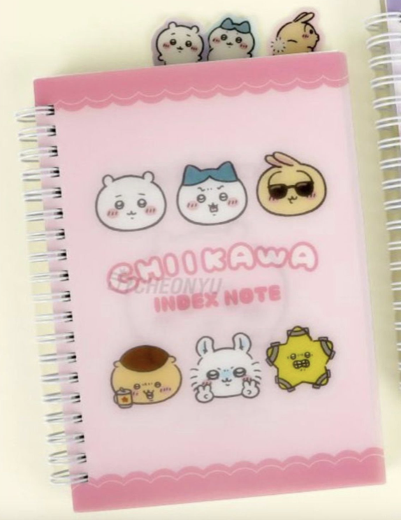 韓國製 Chiikawa 筆記簿-粉紅色