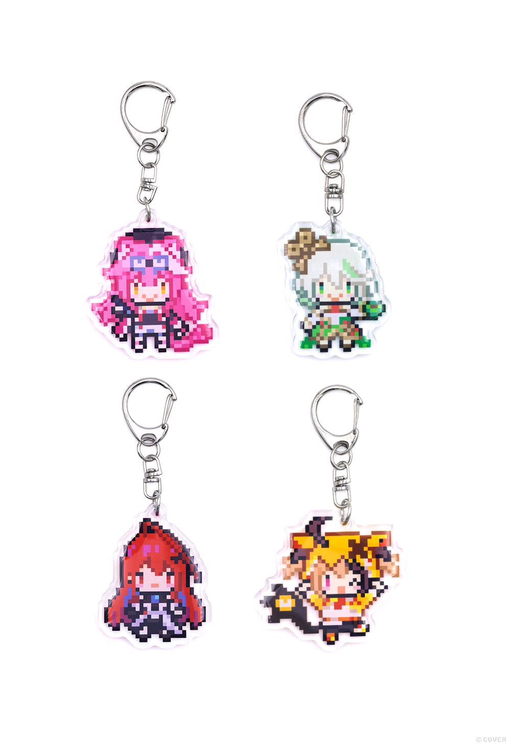 「官品代購」OMOCAT x hololive English -Justice - PIXEL holoJustice Acrylic Keychain