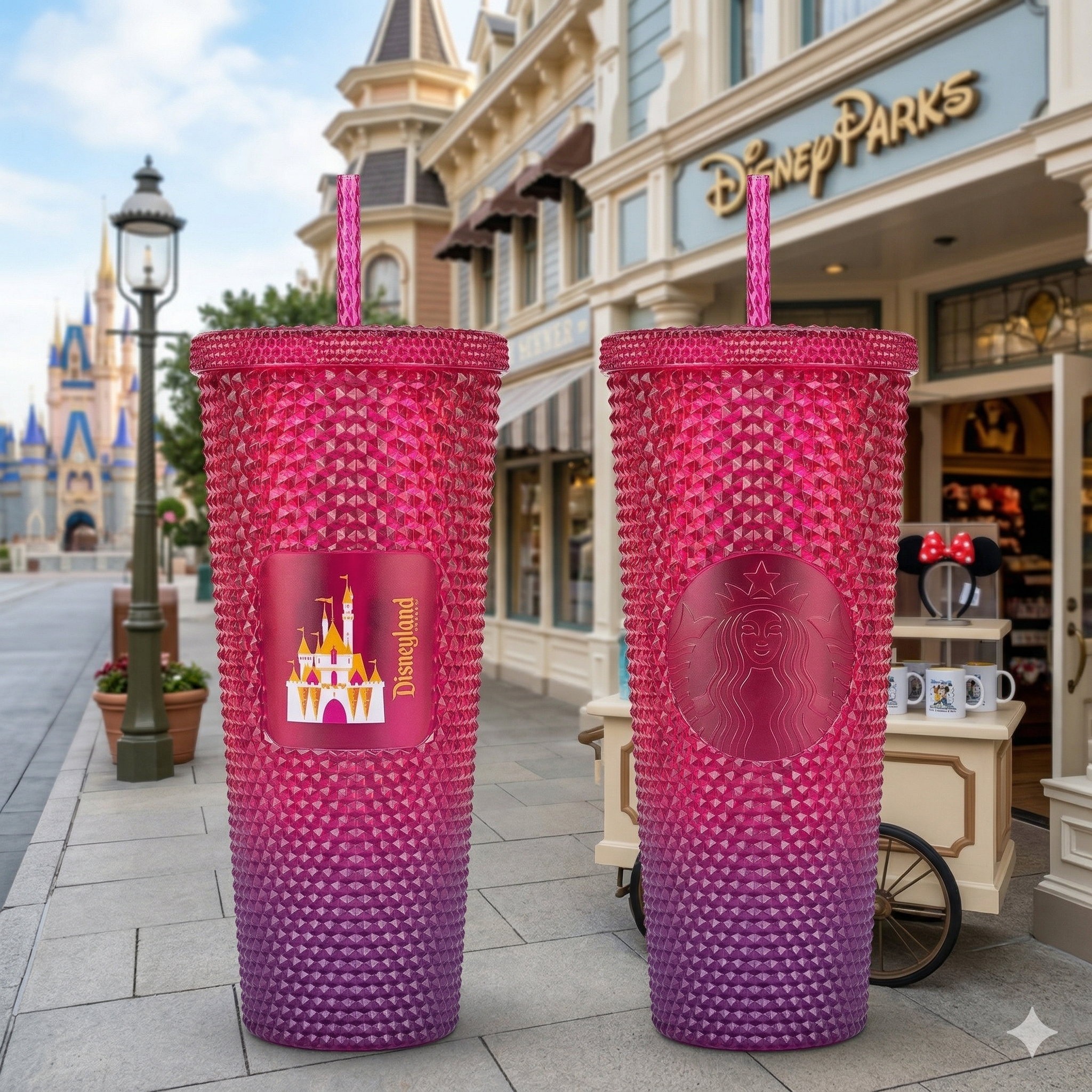 【現貨】F062801 Disney World Starbucks 星巴克榴槤杯