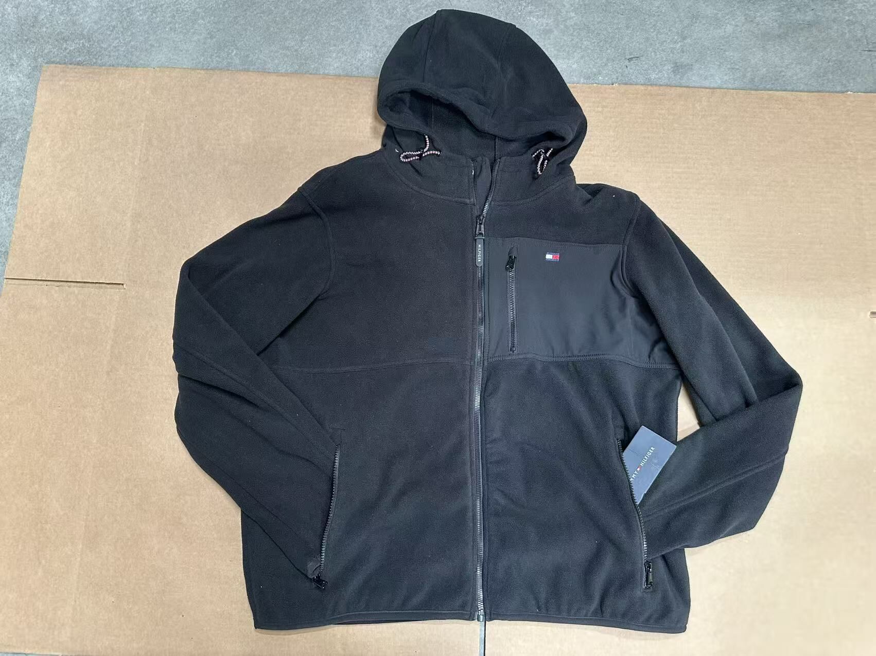 【預購】Tommy Hilfiger H041153 男士連帽搖粒絨拉鍊外套