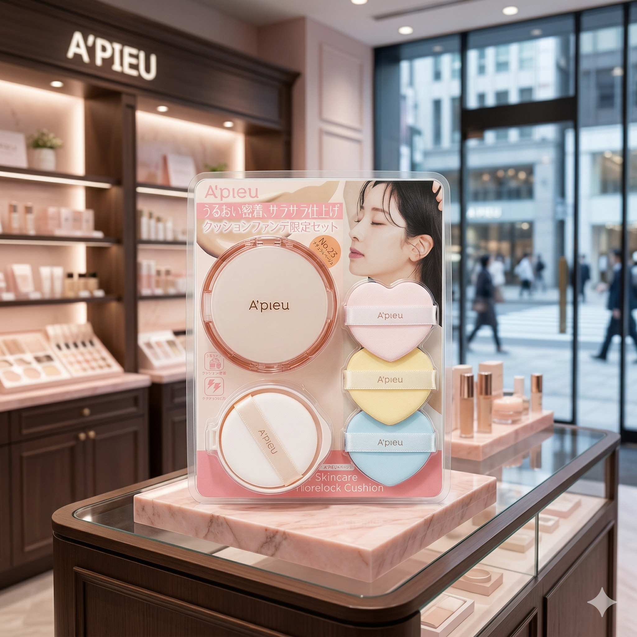 【現貨】A'PIEU CO120202 氣墊粉底套裝