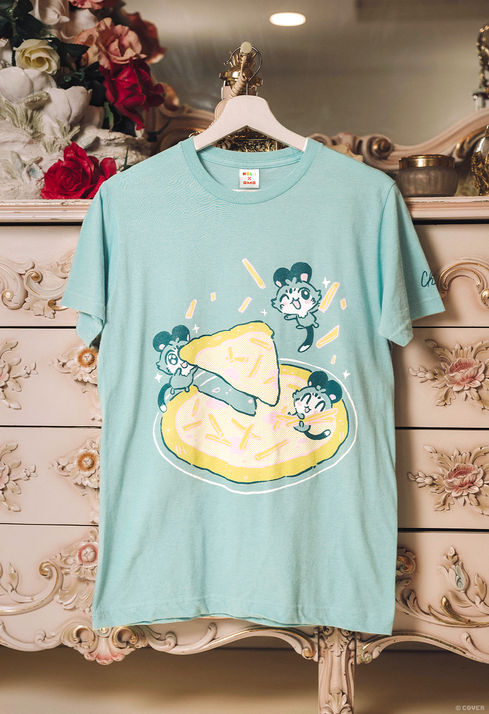 「官品代購」OMOCAT x hololive English -Justice - CHATTINI T-Shirt