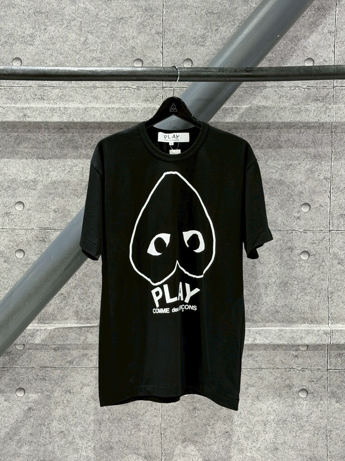 Comme des Garçons CDG PLAY 經典黑白大愛心 倒愛心短袖 T