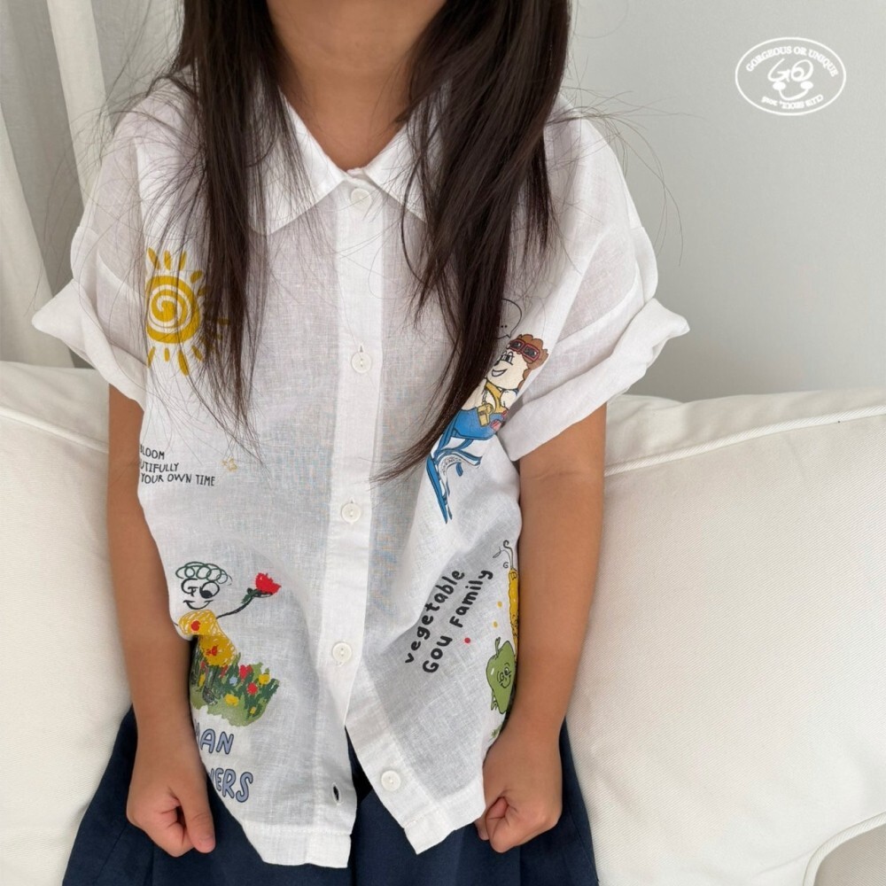 90-150 Gou 經典狗狗插畫襯衫