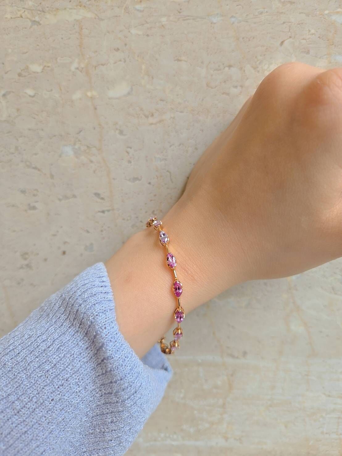 (特惠)彩色剛玉手鍊