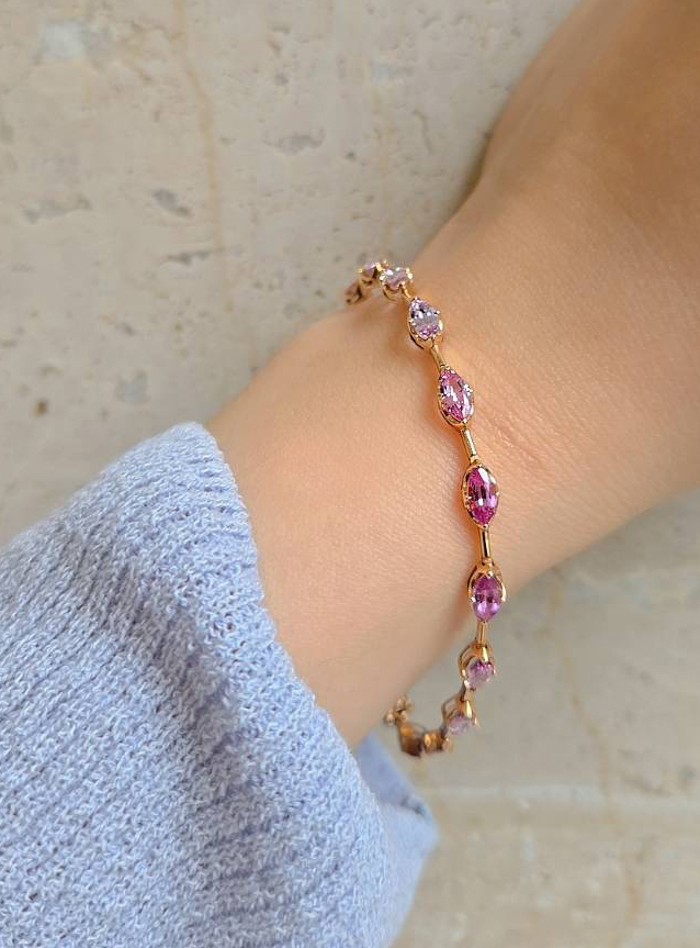 (特惠)彩色剛玉手鍊