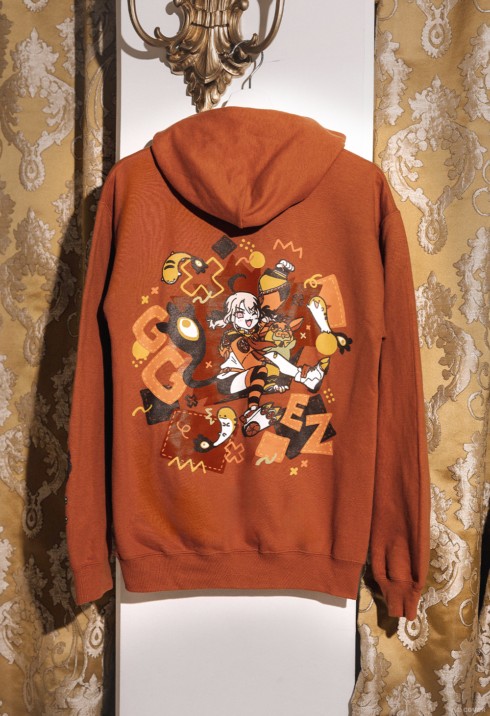 「官品代購」OMOCAT x hololive English -Justice - GGEZ Hoodie