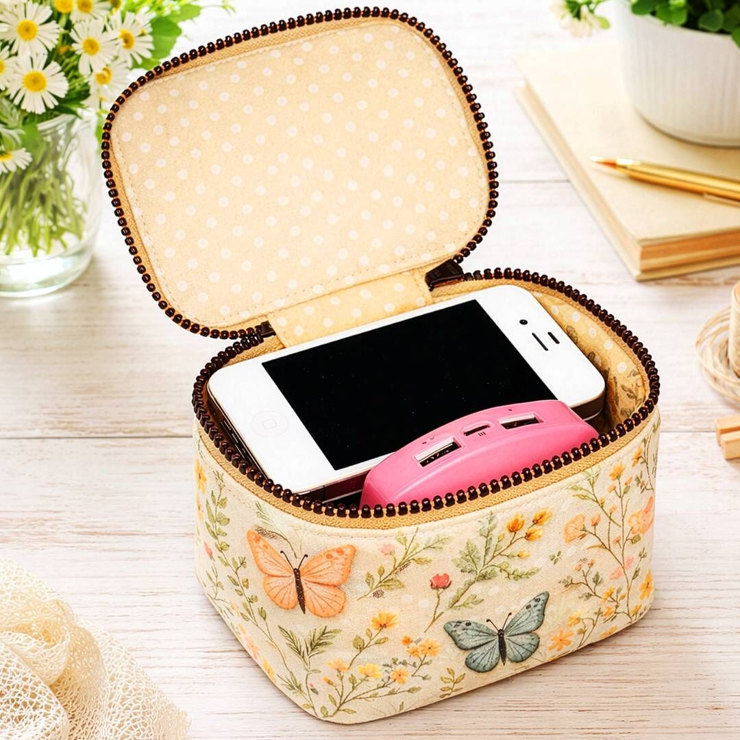 販售原尺寸【紙型】(方形拉鍊收納包)