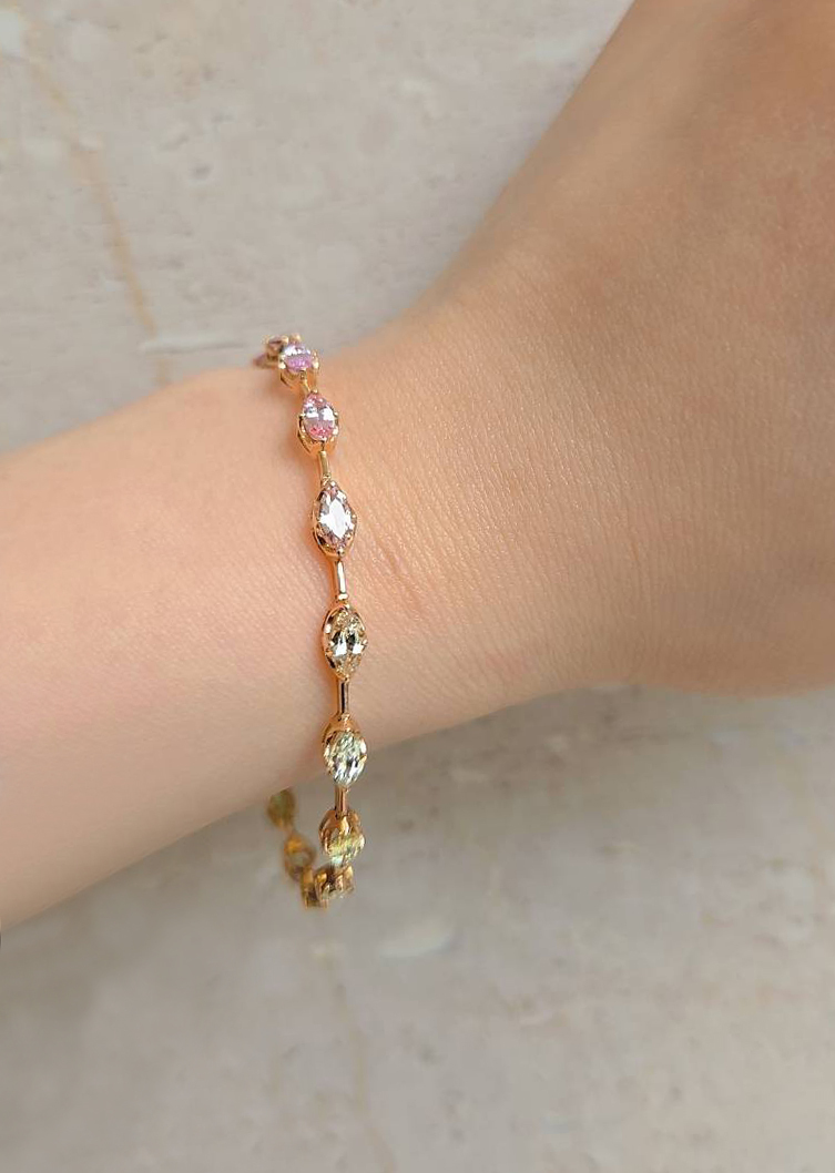 (特惠)彩色剛玉手鍊