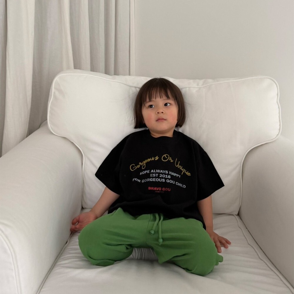 【親子】90-150 Gou 字母logo上衣 4色