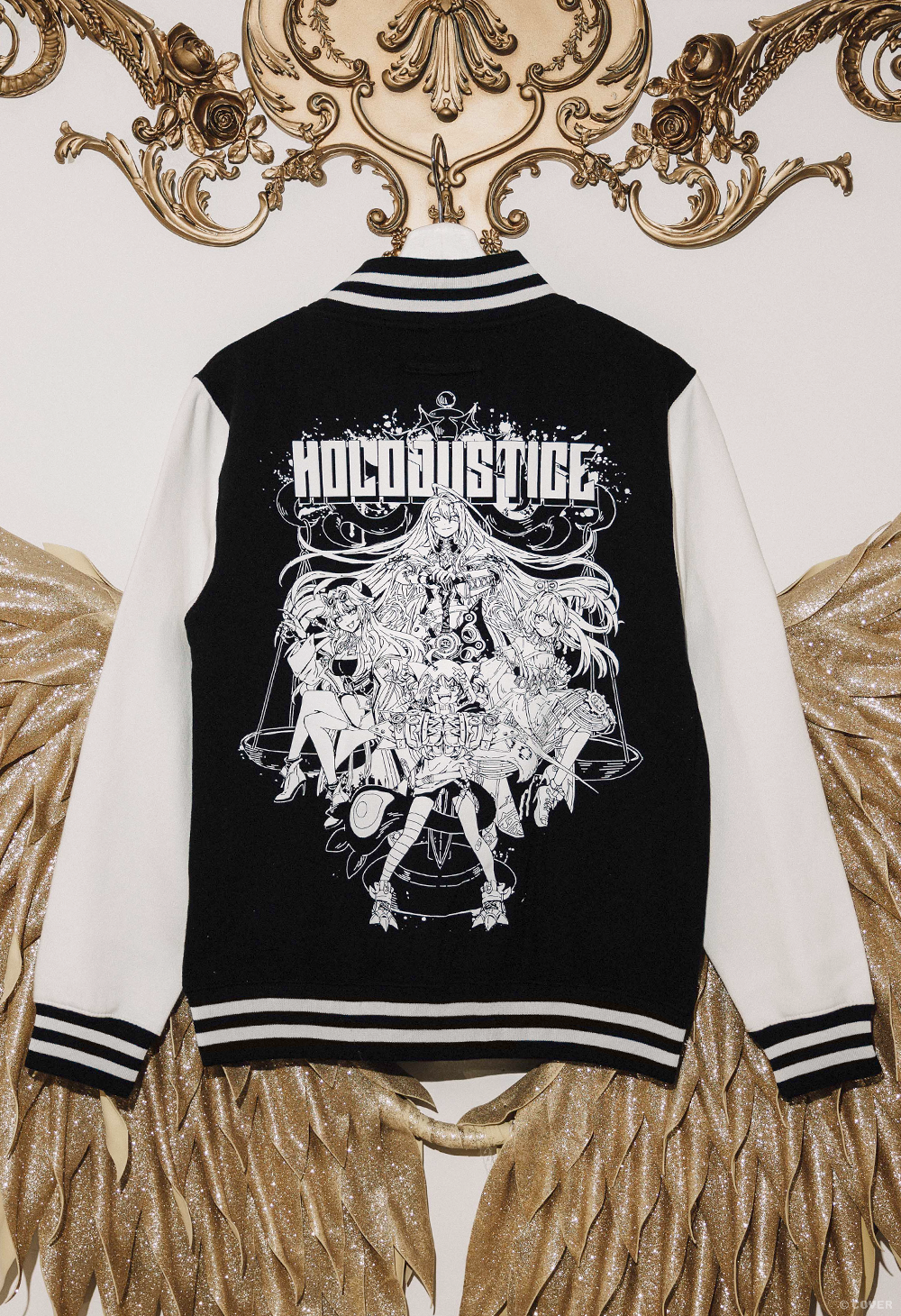 「官品代購」OMOCAT x hololive English -Justice - holoJustice Varsity Jacket