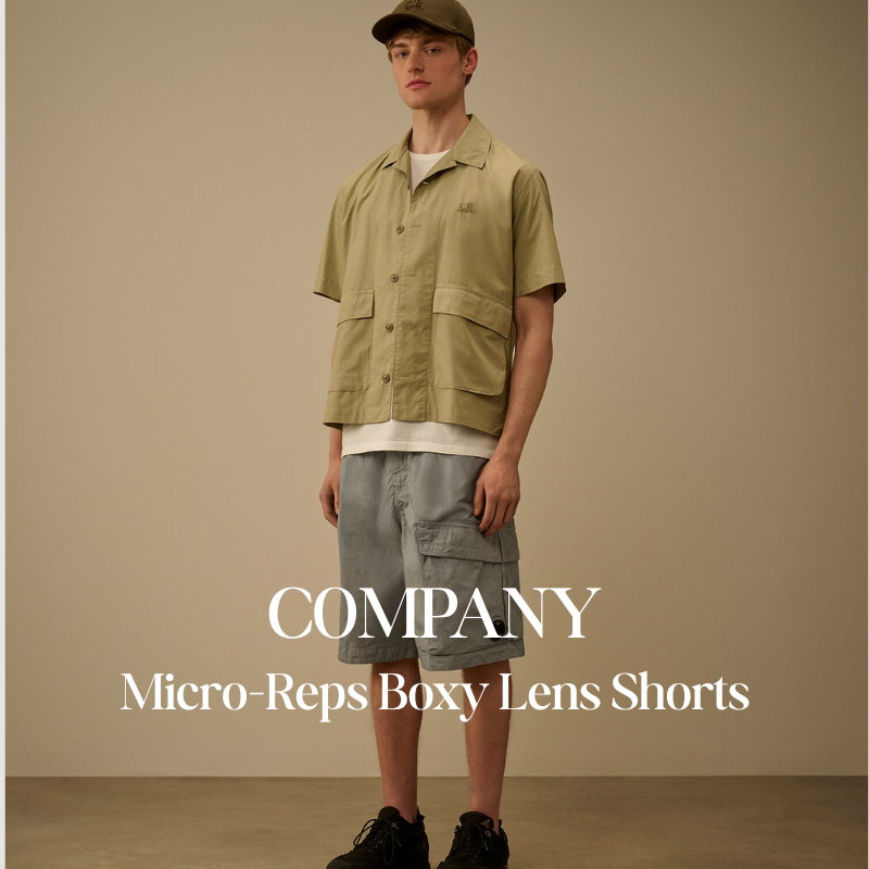 【代購】CP COMPANY Micro-Reps 鏡片工裝短褲 寬版 Boxy Shorts