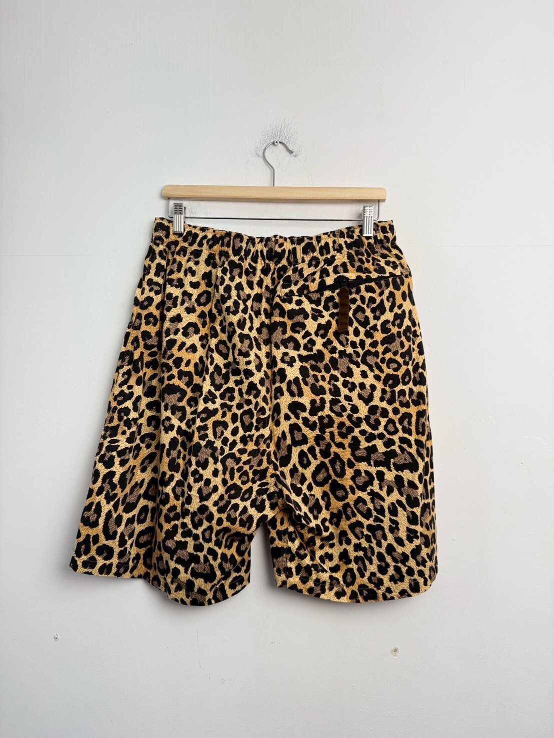 KAPITAL COMBED BURBERRY LEOPARD PRINT EASY SHORTS SIZE 4
