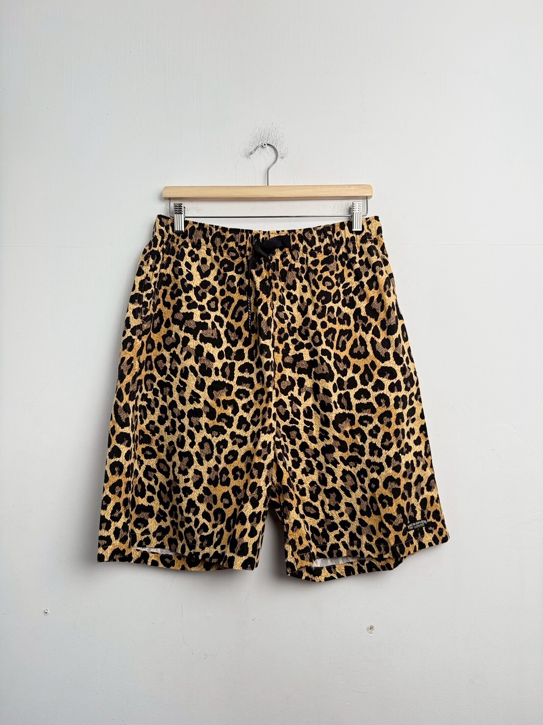 KAPITAL COMBED BURBERRY LEOPARD PRINT EASY SHORTS SIZE 4