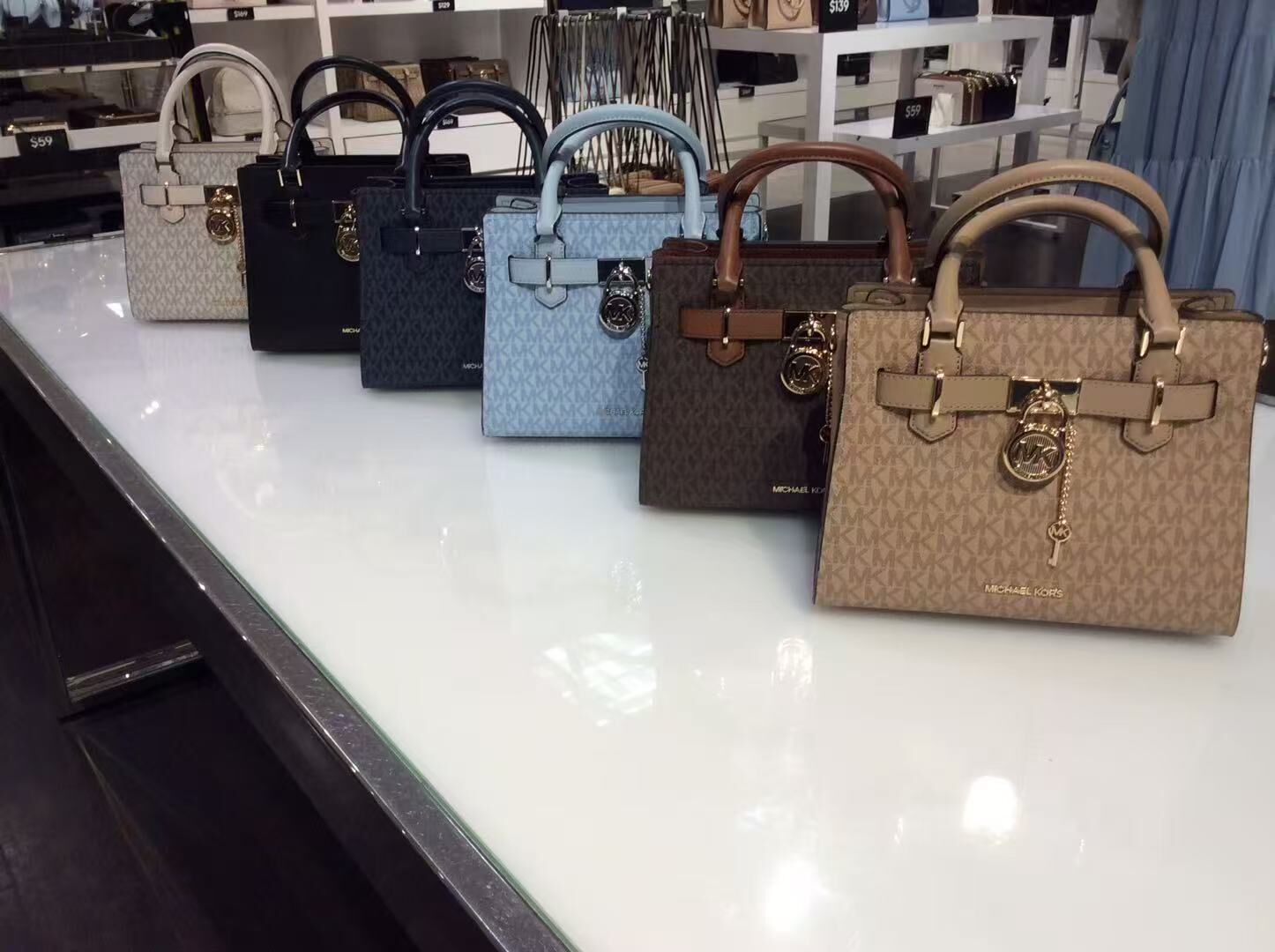 【預購】Michael Kors H041188 鎖頭兩用手提包