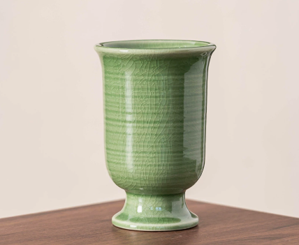 陶瓷花器 中式高腳花器 2色