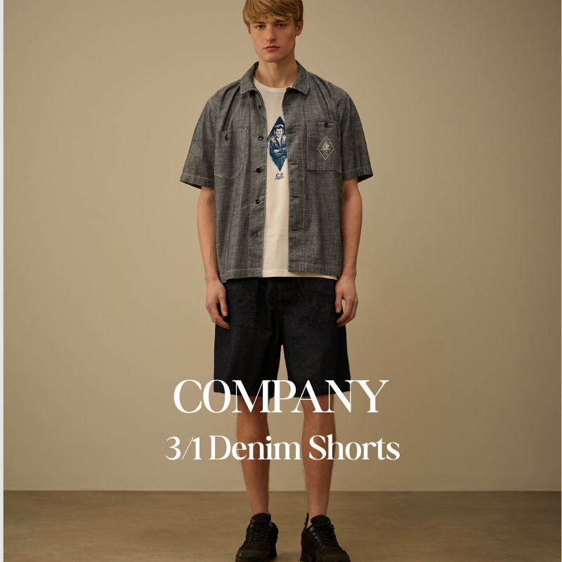 【代購】CP COMPANY 3/1 丹寧短褲 牛仔短褲 休閒街頭款
