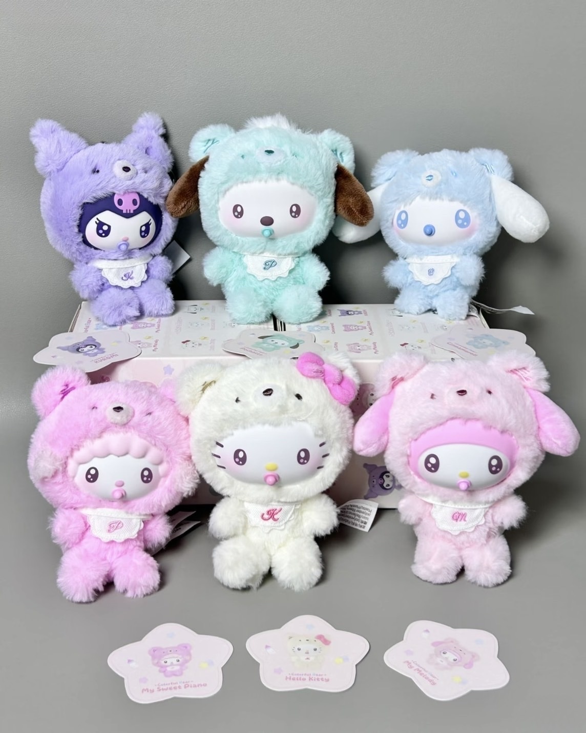 <正版授權>TOPTOY x SANRIO 三麗鷗 小小熊星球系列 盲盒 搪膠 奶嘴 毛絨 娃娃 吊飾 掛件