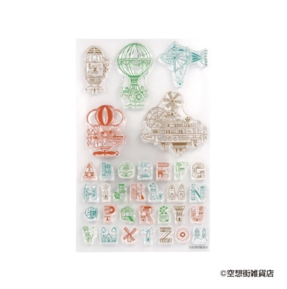 日本 | 空想街雜貨店 透明水晶印章