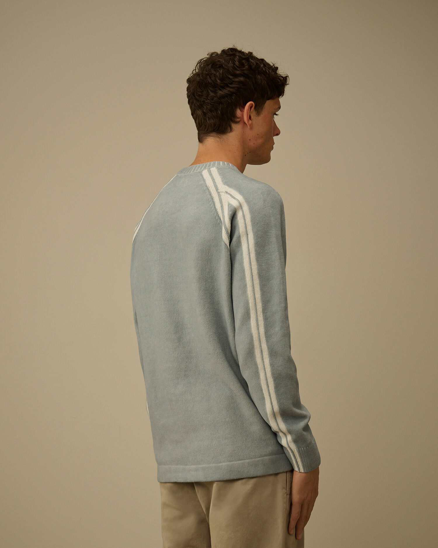 【代購】CP COMPANY 雙染雪尼爾棉質圓領毛衣 Crewneck Sweater