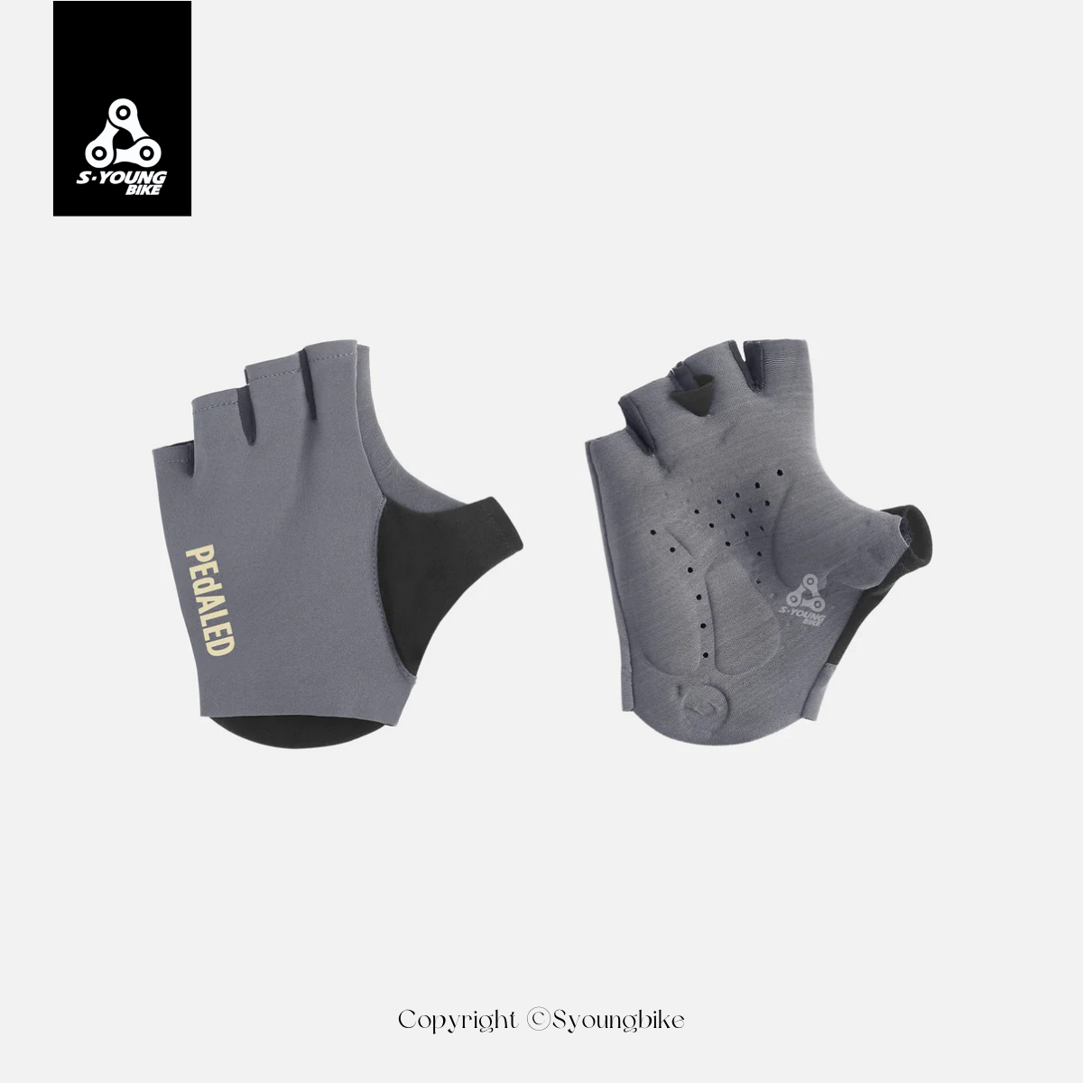 【PEdALED】Odyssey Glove 短指手套 / Grey 水泥灰