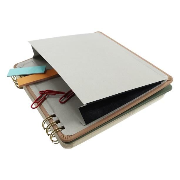 Futairo｜六孔線圈PU 雙色皮革筆記本（六色可選）