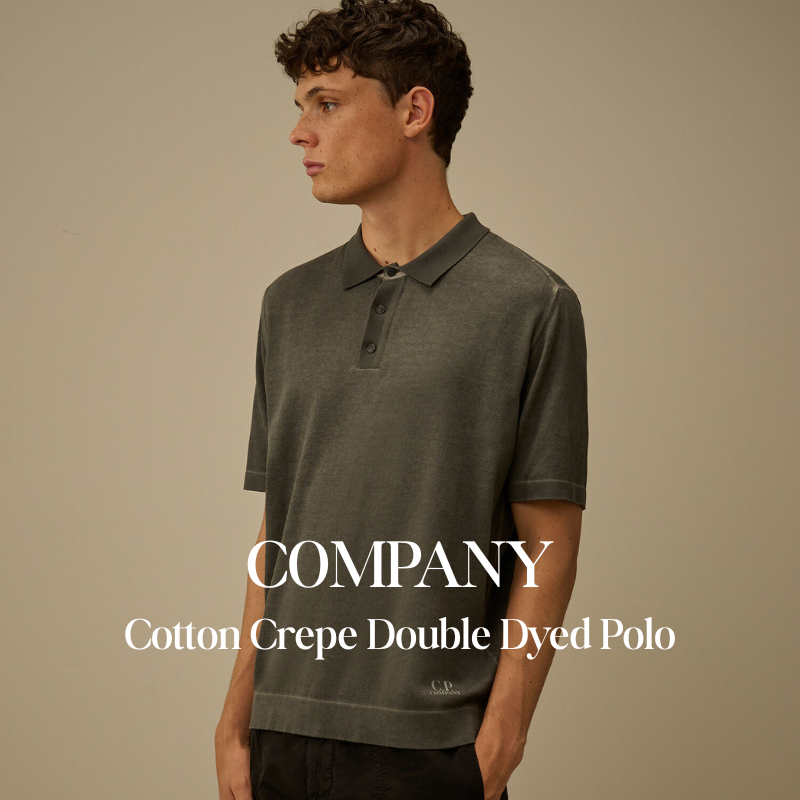 【代購】CP COMPANY 雙染縐棉Polo衫 Cotton Crepe Polo 短袖翻領上衣