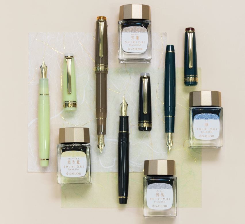 寫樂Sailor | 四季織-野山の唄系列 墨水 雉/春告鳥/若鷹/鶺鴒