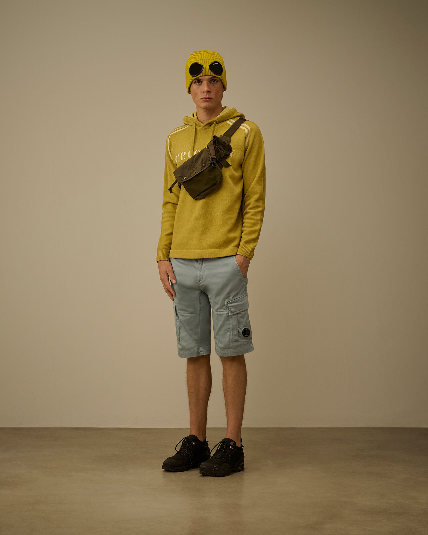 【代購】CP COMPANY 雙染雪尼爾連帽毛衣 Hooded Sweater 針織帽T